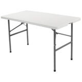 Olimp Sport Sklopivi sto Holmen 60x121 bela Cene
