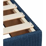  Boxspring krevet s madracem Plava 160 x 200 cm Tkanina - Plava 160 x 200 cm Dizajn linija | shoptok.hr