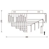 Brilagi LED prigušiva plafonska lampa SPECTRA LED/45W/230V prečnik 48 cm zlatna + daljinski upravljač | Eponuda.com