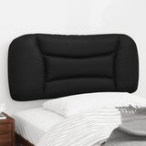  Jastuk za uzglavlje Hvar crni 80 cm od umjetne kože | shoptok.hr