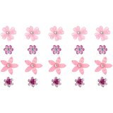 INF Eleganten Komplet Lasnih Dodatkov z Okrasnimi Kamenčki - 20 Kosov Pink, (22106063) | Shoptok.si