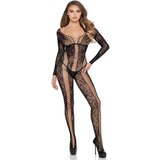 Leg Avenue Lace Bodystocking 89369 Black Cene
