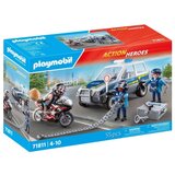 Playmobil Action heroes Policijska potera za beguncem na motoru ( 1046956 ) Cene