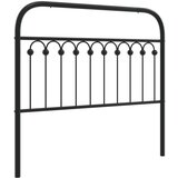 Maison Chic kovinsko posteljno vzglavje - vzglavna omarica - nočna omarica črno 107 cm, (21705106) Cene