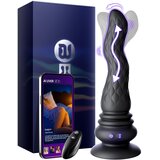 SuperLove WaveDrive 3in1 Anal Prostate Wriggling Butt Plug Massager with App Black Cijene