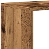 vidaXL Pregrada s knjižno omaro 3-nadstr. starinski les 123x29x123 cm | Shoptok.si