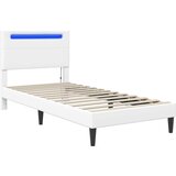  Krevetna konstrukcija Bijela 90 x 200 cm Umjetna koža | shoptok.hr