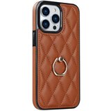 INORCO Za iPhone 12 Pro Max Protiprašna torbica za telefon iz PU usnja+TPU, šivanje romba, držalo za prstan, stojalo za telefon, (22036146) Cene