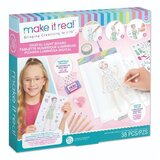 MAKE IT REAL Make It Real: Ustvarjalna tabla za modno oblikovanje z LED osvetlitvijo in šablonami Cene