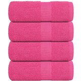 vidaXL Ručnici za goste FROGN 4 kom. Roze 30x50 cm 360 g/m² - Ružičasta 30 x 50 cm 4 | shoptok.hr