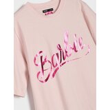 Sinsay Pamučna majica s natpisom Barbie | shoptok.hr