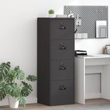 Kabinet za datoteke s ladicama Crna 45,5 x 42 x 139 cm Cijene