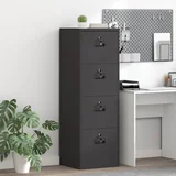 za datoteke s ladicama Crna 45,5 x 42 x 139 cm