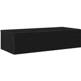 Maison Chic Stenska polica - Viseča Polica s predali črn 60x26,5x15 cm inženirski les, (21794012) | Shoptok.si