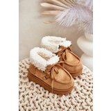 Boto FR1 Snow Boots Kids Insulated With Fur Camel Adelane | Eponuda.ba