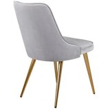 Venture Home Velvet blagovaonska stolica, siva, set od 2 | shoptok.hr