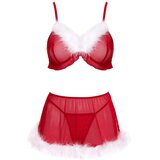 Cottelli prosojni božični komplet (rdeč) | Shoptok.si
