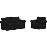 SOFA 2 pcs Crna Metal | shoptok.hr