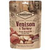Carnilove dog freezedried raw snack - divjačina & puran, 60 g Cene