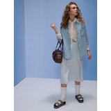 Sinsay Pamučna midi suknja s prugama | shoptok.hr