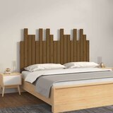  Uzglavlje za krevet boja meda 127 5x3x80 cm masivna borovina | shoptok.hr
