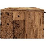 vidaXL Stenska omara Old Wood 102x30x20 cm Inženirski les | Shoptok.si