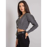 RUE PARIS Sweater-LC-SW-A4.40X-Dark Grey | Shoptok.si