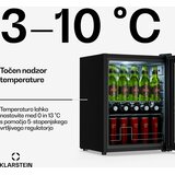 Klarstein Hladnjak za pića Beersafe s vratima od zrcalnog stakla | 64 x 48 cm | Unutarnje LED osvjetljenje | shoptok.hr