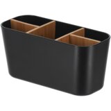 Tendance organizator pravokutni 5 pregrada, Plast/bambus crna | shoptok.hr