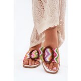 Boto Women's Flat Sandals With Decorative Buckle White Luwam | Shoptok.si
