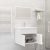  Set kupaonskog namještaja od konstruiranog drva bijeli | shoptok.hr