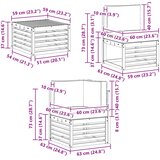  Set vanjskih sofa 8 kom. Prirodna i svjetlosiva | shoptok.hr
