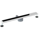  Odvod za tuš s staklenim poklopcem i 360° sifonom Crna 80 cm | shoptok.hr