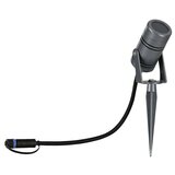 PAULMANN Plug & Shine Vrtna LED spot svjetiljka Radon (12,5 W, IP65, Topla bijela, Siva) | shoptok.hr