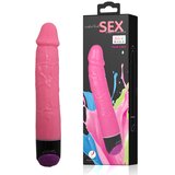 Ardor Club roze realističan vibrator — 23,3 cm — BW 6080R u