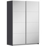 Modern Living Omara Z Drsnimi Vrati Subito, Barva Grafita | Shoptok.si