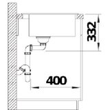 Blanco NAYA 45 STENA SIVA 465x510/200 mm | ePonuda.com