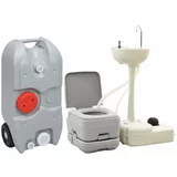  Set prijenosnog toaleta za kampiranje i stalka za pranje ruku