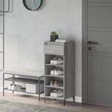 The Living Store regal za čevlje siva sonoma 40x36x105 cm inženirski les - regal za čevlje, (21485644) Cene