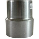  Redukcija za dimovodnu cijev (Promjer: 120 mm - 110 mm, Vruće aluminirano, Srebrnosive boje) Cijene