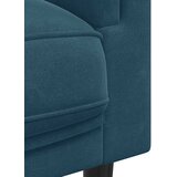  2-dijelni set sofa s jastucima plavi baršunasti | shoptok.hr