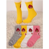 armonika Women's Scented Character Patterned Ankle Socks 4-Pack