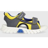 Primigi Otroški sandali siva barva | Shoptok.si