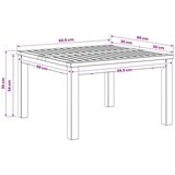  Stolić za kavu Prirodna 60 x 60 5 x 36 cm Čvrsto drvo akacije - 60 x 60 5 x 36 cm Prirodna | shoptok.hr