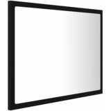 LED kupaonsko ogledalo crno 60x8,5x37 cm akrilno | shoptok.hr