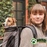 Trixie Sivi ruksak za transport psa za kućne ljubimce 30x34 cm Trixie Timon – | shoptok.hr