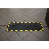 COBA Podloga za zaščito kablov, DxŠxV 1200 x 400 x 4 mm, črno / rumene barve | Shoptok.si