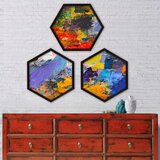 Wallity uramljena slika 6GEN269895, 35x35 cm, 3 dela | ePonuda.com