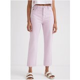 Desigual Light Pink Women Shortened Bootcut Jeans Lena - Women | shoptok.hr