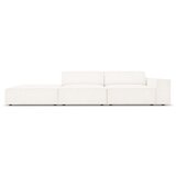 Micadoni Home Bež kotni kavč s tkanino bouclé (levi kot) Jodie - Micadoni Home Cene